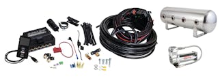 Air Lift Performance 27781 3P Air Management (1/4" Air Line, 2.5 Gallon Lightweight Polished Aluminum Tank