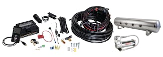 Air Lift Performance 27784 3P Air Management (1/4" Air Line, 4 Gallon 7-Port Lightweight Polished Alum Tank