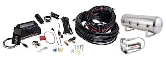 Air Lift Performance 27786 3P Air Management (3/8" Air Line, 2.5 Gallon Lightweight Polished Aluminum Tank