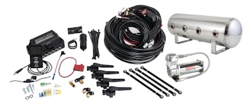 Air Lift Performance 27791 3H Air Management (1/4" Air Line, 2.5 Gallon Lightweight Polished Aluminum Tank