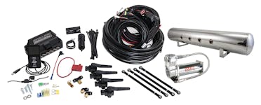 Air Lift Performance 27793 3H Air Management (1/4" Air Line, 5 Gallon Lightweight Polished Aluminum Tank