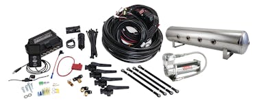 Air Lift Performance 27794 3H Air Management (1/4" Air Line, 4 Gallon 7-Port Lightweight Polished Alum Tank