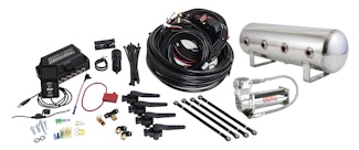 Air Lift Performance 27796 3H Air Management (3/8" Air Line, 2.5 Gallon Lightweight Polished Aluminum Tank