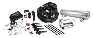 Air Lift Performance 27797 3H Air Management (3/8" Air Line, 4 Gallon 5-Port Lightweight Polished Alum Tank
