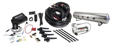 Air Lift Performance 27799 3H Air Management (3/8" Air Line, 4 Gallon 7-Port Lightweight Polished Alum Tank