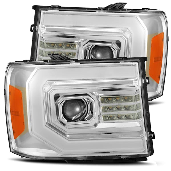 AlphaRex 880096 LED Projector Headlights in Chrome