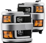 AlphaRex 880098 Projector Headlights Black