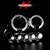 AnzoUSA 111032 Projector Headlights with Halo and LED Chrome 1pc