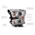 AnzoUSA 111358 Projector Headlights with Plank Style Switchback Chrome with Amber