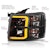 AnzoUSA 111410 Projector Headlights with Plank Style Switchback Black with Amber
