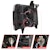 AnzoUSA 111410 Projector Headlights with Plank Style Switchback Black with Amber