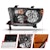 AnzoUSA 111436 Crystal Headlight Black Amber