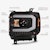 AnzoUSA 111487 Projector Headlight Plank Style Black with Switchback (Halogen Type)
