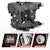 AnzoUSA 111521 Full LED Projector Headlight with Light Bar Sequential Signal Chrome Housing