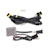 AnzoUSA 111566-L Full LED Projector Headlights, Light Bar Switchback Sequential Black Housing
