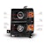 AnzoUSA 111583 Projector Headlights with Halo Black Housing with Black Trim