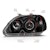 AnzoUSA 121068 Projector Headlights with Halo Black