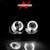 AnzoUSA 121068 Projector Headlights with Halo Black