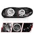 AnzoUSA 121160 Projector Headlights with Halo Black
