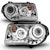 AnzoUSA 121250 Projector Headlights with Halo Chrome (SMD LED) G2