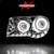 AnzoUSA 121250 Projector Headlights with Halo Chrome (SMD LED) G2