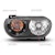 AnzoUSA 121526 Crystal Headlights Black