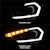 AnzoUSA 121562 Projector Headlights with Light Bar Black Housing with Drl