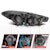 AnzoUSA 121562 Projector Headlights with Light Bar Black Housing with Drl