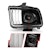 AnzoUSA 121566 Projector Headlights with Light Bar Black Housing