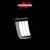 AnzoUSA 121566 Projector Headlights with Light Bar Black Housing