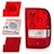 AnzoUSA 211182 Taillights With Red/Clear Lens  (OE Replacement)