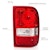 AnzoUSA 211182 Taillights With Red/Clear Lens  (OE Replacement)