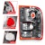 AnzoUSA 211182 Taillights With Red/Clear Lens  (OE Replacement)