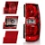 AnzoUSA 311304 Taillight Red/Clear Lens (OE Replacement)