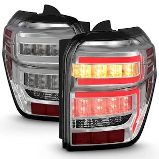 ANZO LED Tail Light Assembly Chrome Housing/Clear Lens | Toyota Tundra (14-21) (311438)