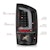 AnzoUSA 311368 LED Tail Lights with Light Bar Black Housing Clear Lens