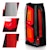 AnzoUSA 311374 LED Tail Lights with Light Bar Black Housing Clear Lens