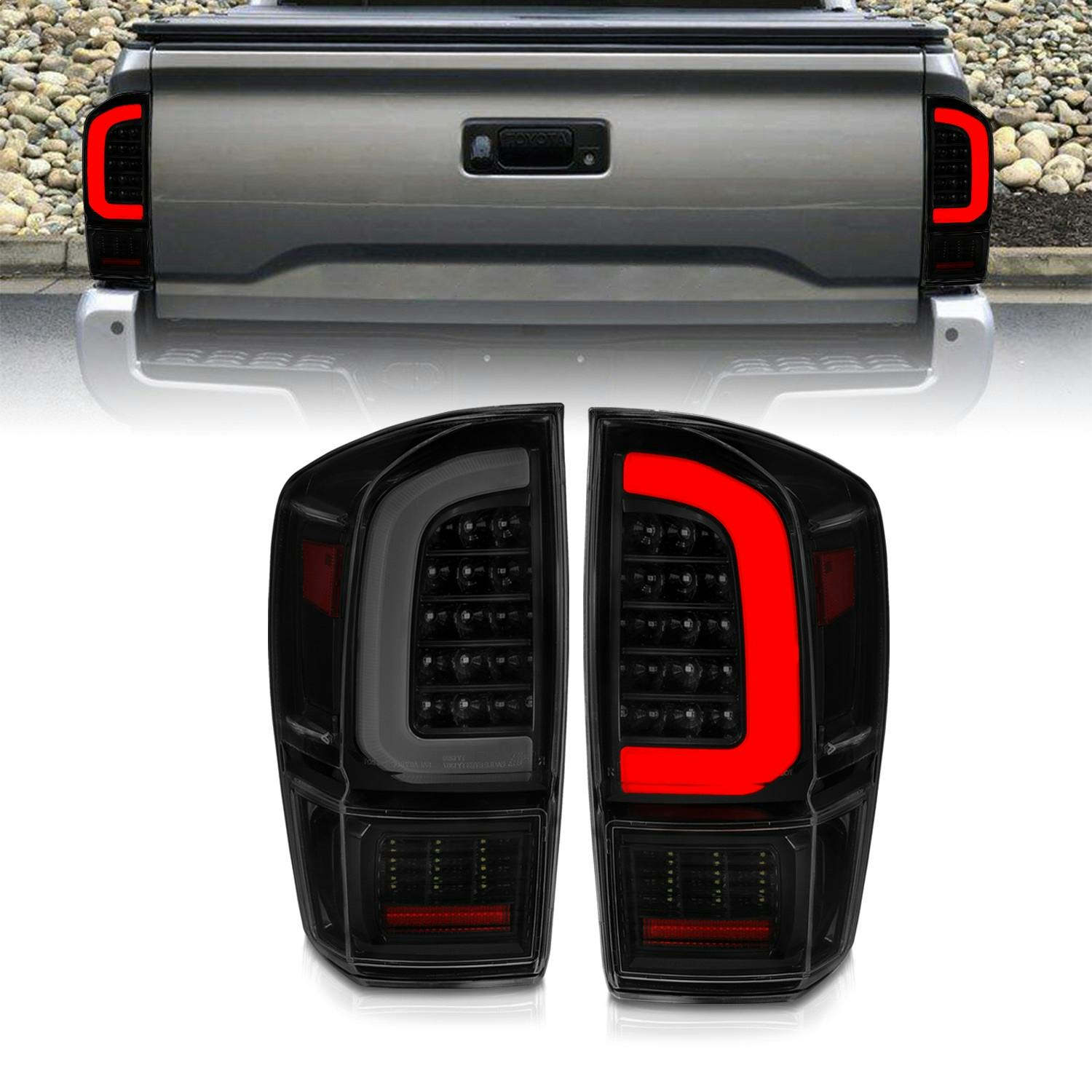AnzoUSA 311401 LED Tail Lights with Light Bar Sequential