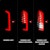 AnzoUSA 311405 Full LED Tail Lights with Light Bar Black Housing Clear Lens