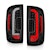 AnzoUSA 311405 Full LED Tail Lights with Light Bar Black Housing Clear Lens