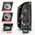 AnzoUSA 311438 Full LED Tail Lights w/ Red Light Bar Sequential Signal Chrome Housing Clear Len