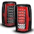 AnzoUSA 311448 Full LED Tail Lights with Light Bar Black Housing Clear Lens