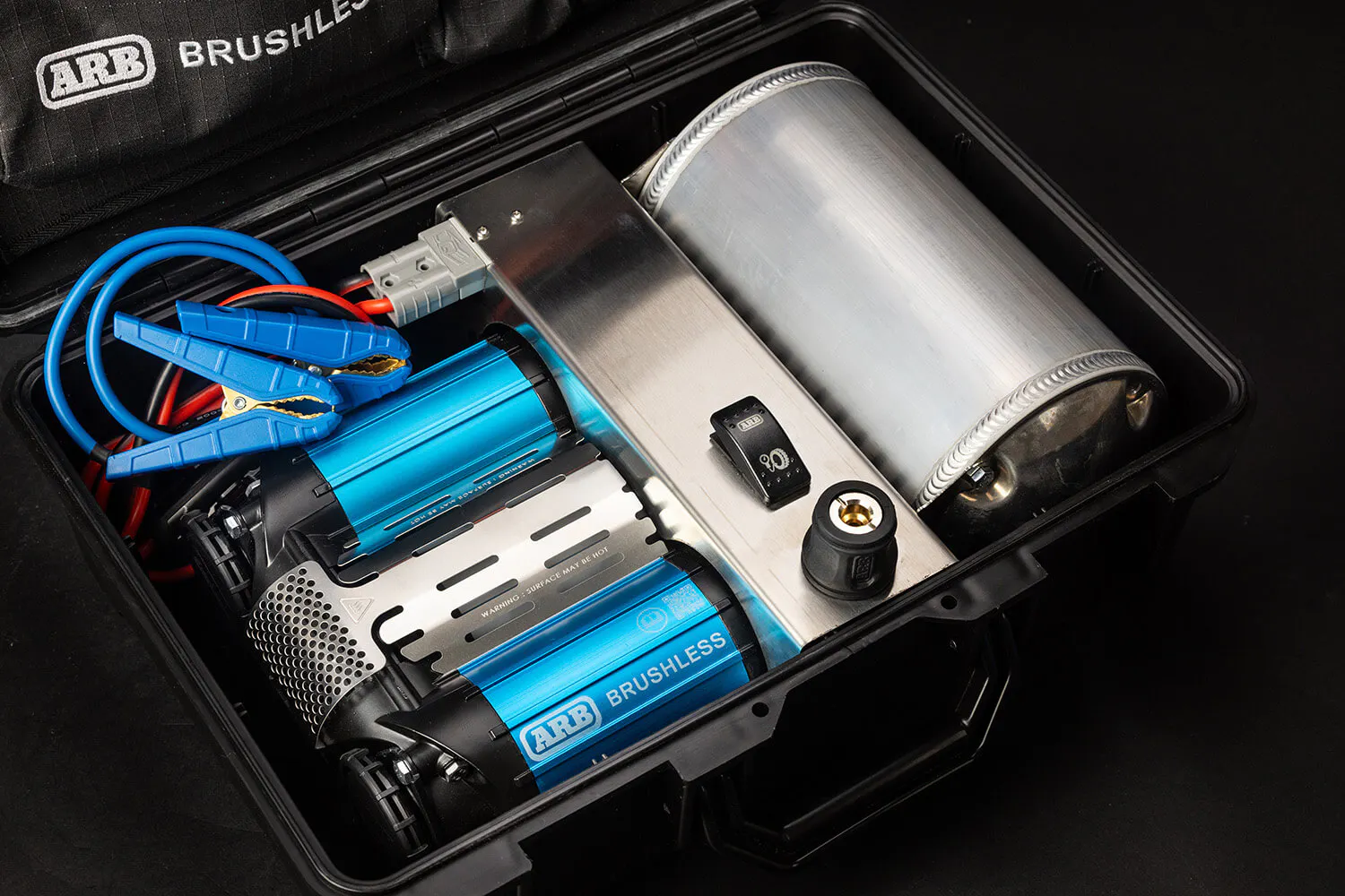 ARB, USA CKBLTP12 Brushless Twin Motor Portable 12V Air Compressor