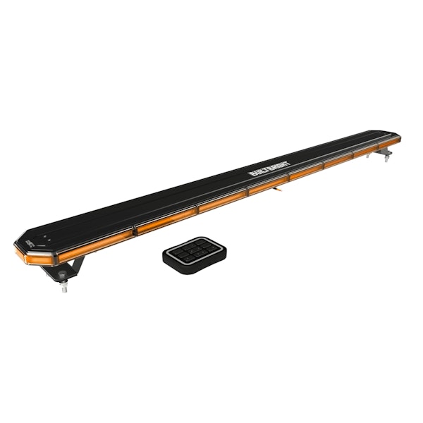 ARC Lighting BB6105B Work Bar Strobe 51, Premium Strobe Light Bar 51 Inch, Amber/White w/ Remote Ctrl