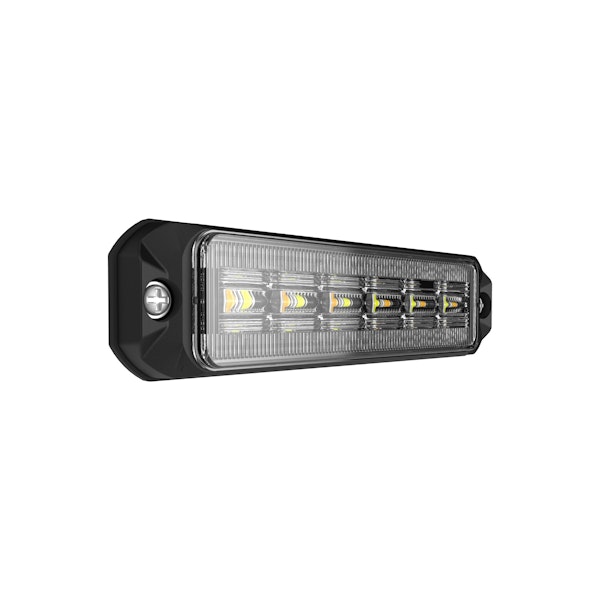 ARC Lighting BB6010A Work Bar Strobe 4, 4" LED Strobe Light, Amber (1EA)