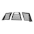 ARIES 1110110 Switchback Black Aluminum Headache Rack, Select Chevrolet Silverado, GMC Sierra