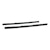 ARIES 204045 3" Round Black Steel Side Bars, Select Silverado, Sierra 1500, 2500, 3500 HD
