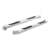 ARIES 204051-2 3" Round Polished Stainless Side Bars, Select Chevrolet Colorado, GMC Canyon