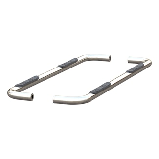 ARIES 204053-2 3" Round Polished Stainless Side Bars, Select Chevy Silverado, GMC Sierra 1500