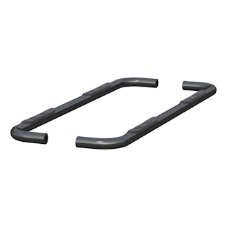 ARIES 204053 3" Round Black Steel Side Bars, Select Chevrolet Silverado, GMC Sierra 1500